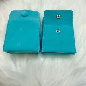 Turquoise Snap Closer Jewerly Pouch